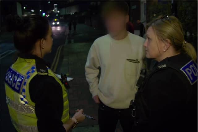 Police in Sheffield stop a flasher in his tracks. (Photo: Channel 4).