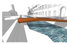 An artists' impression of the new bridge.