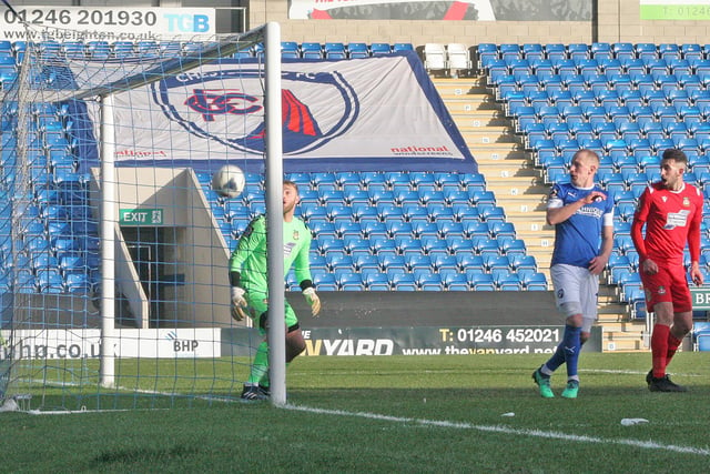 Curtis Weston's half-volley hit the underside of the crossbar and bounced over the line to secure a dramatic 3-2 win against Wrexham.