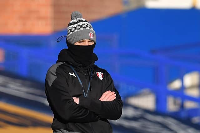 Rotherham United manager Paul Warne. (Photo by PAUL ELLIS/AFP via Getty Images)