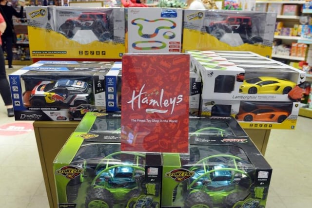 You will also find an exclusive range of Hamleys toys including its popular teddy bears.