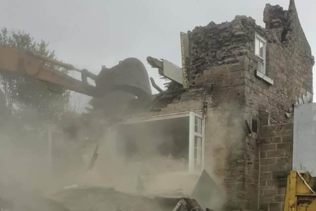 The Royal Oak pub in Mosborough, Sheffield, is demolished (pic: Candy Wilson)