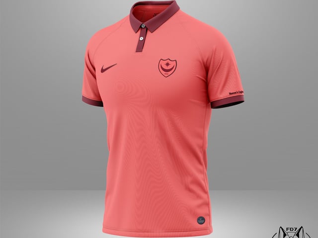 A nod to Pompey's heritage with this salmon pink number, a colour used in the club's early days and as an away kit in the 80s.