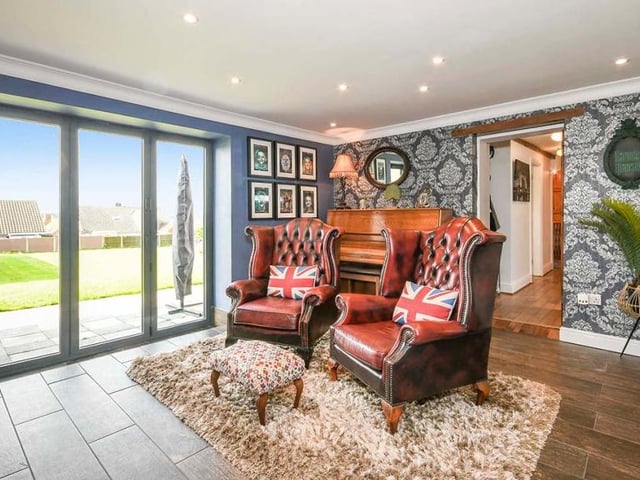 At the heart of the home is this fabulous kitchen/diner. Bright and comfortable, it comes complete with bi-folding doors overlooking the side garden.