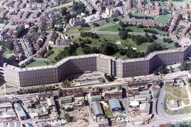 Kelvin Flats were built as a major Sheffield Council housing project in 1967, changing the profile of the area. They were demolished in 1995