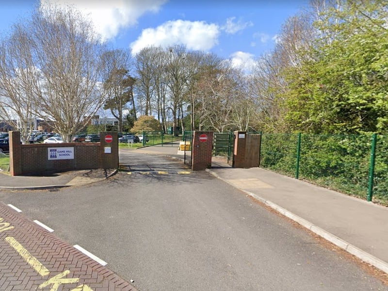 Cams Hill School has been awarded a score of 28/40 on The Telegraph's GCSE league table, making it a 'good' school for GCSE results.