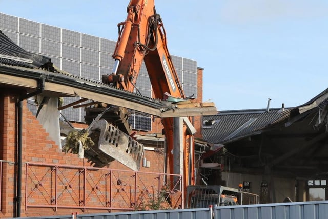Chesterfield’s former Queen’s Park Leisure Centre was demolished in 2017.