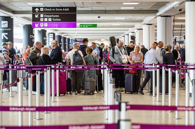 Edinburgh Airport was ranked the fourth worst in the UK for flight delays last year, with delay times of 21 minutes and 48 seconds
