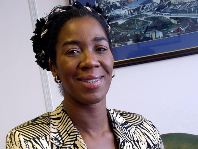 Sheffield Chamber of Commerce's new Black and Ethnic Minority Business Forum Co-ordinator, Bernadette Grocock pictured in 2005