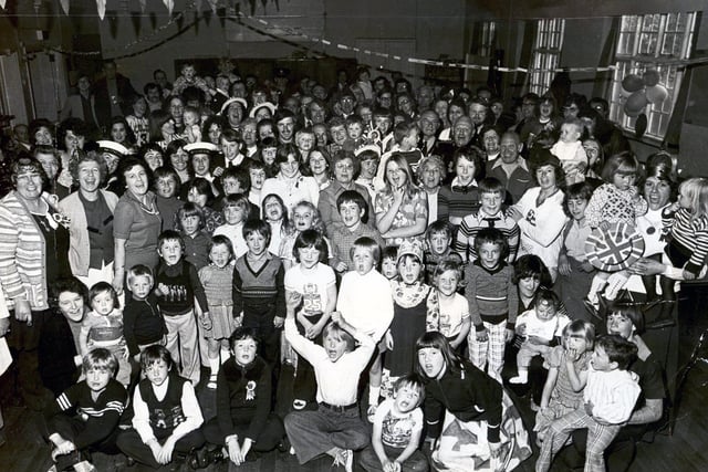 Residents of Windsor Road, Cosham, celebrating the Queen's silver jubilee in 1977.