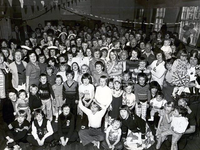 Residents of Windsor Road, Cosham, celebrating the Queen's silver jubilee in 1977.