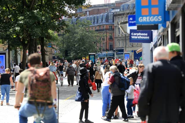 Fargate in Sheffield. Picture: Chris Etchells