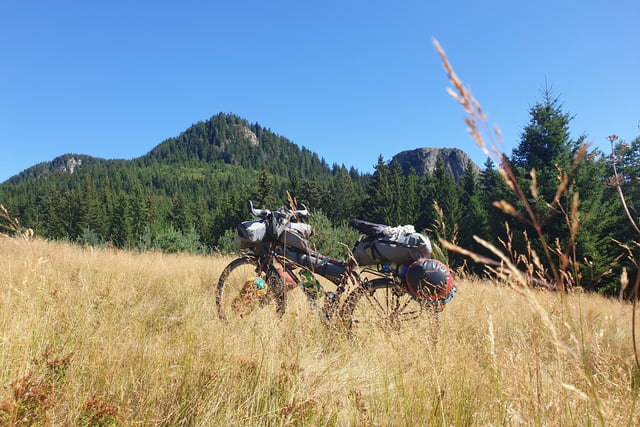 Not all of the ride was on marked tracks through the Rhodope mountains that form the border between Bulgaria and Greece. Mike said: "I've never seen so many birds of prey, and the howl of wolves was clear one night."