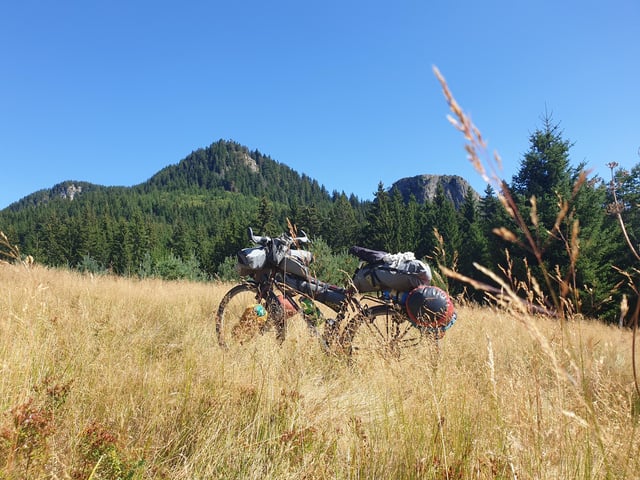 Not all of the ride was on marked tracks through the Rhodope mountains that form the border between Bulgaria and Greece. Mike said: "I've never seen so many birds of prey, and the howl of wolves was clear one night."