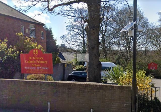 St Teresa's Catholic Primary School in Heaton was given an outstanding rating after a full Ofsted report in 2009.