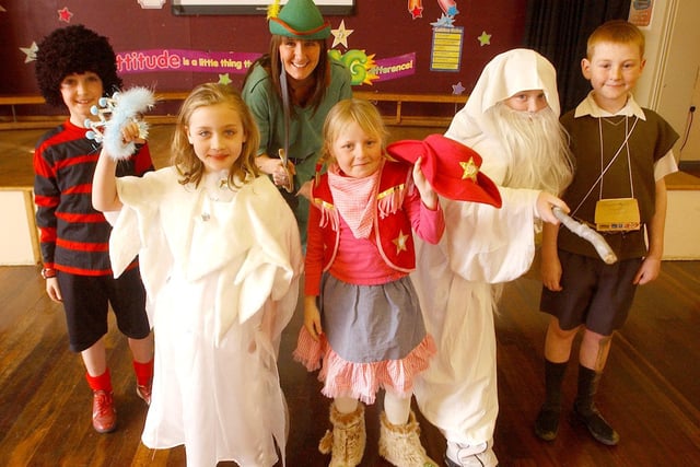 Wizards, Robin Hood and Dennis the Menace at West View Primary School in 2006. Remember this?