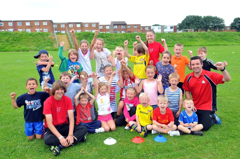 Children and leaders were pictured taking part in the summer camp at Acre Rigg Junior School in 2013. Does this bring back great memories?