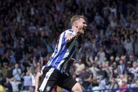 Michael Smith scored his 20th goal of the season for Sheffield Wednesday against Derby County. (Steve Ellis)