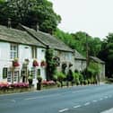 The Chequers Inn, situated below the famous Froggatt Edge.
