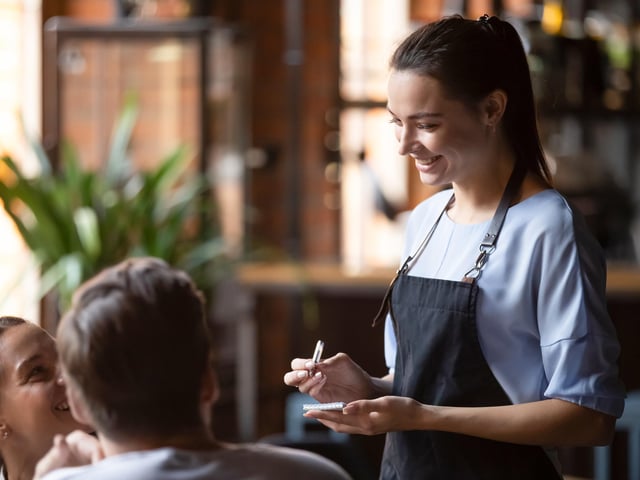 Workers in the hospitality industry earn just under £20,000 a year, with an average salary of £18,321. This marks a sizable increase from 2019, with a rise of 12.6 per cent.