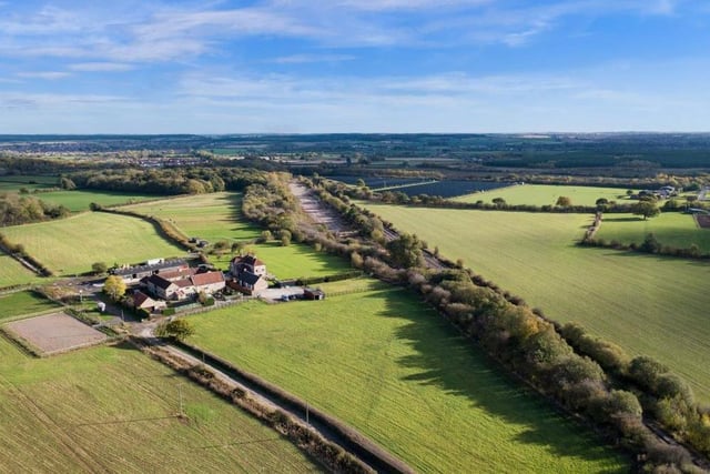 And so we say farewell to Warsop Cottage Farm with another superb drone shot that puts into perspective the setting. Is it time to book a viewing?