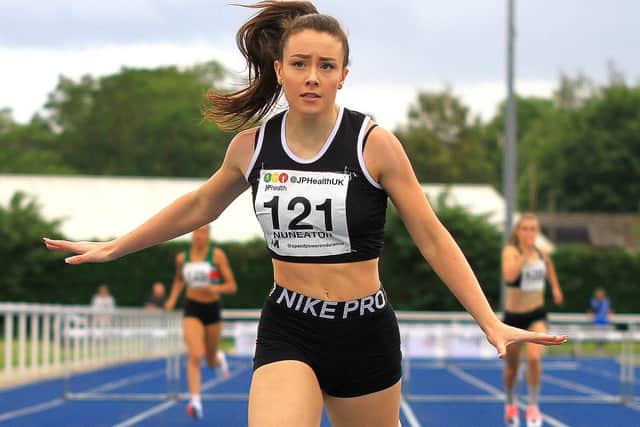 Melissa Coxon, who specialises in 400m hurdles.
