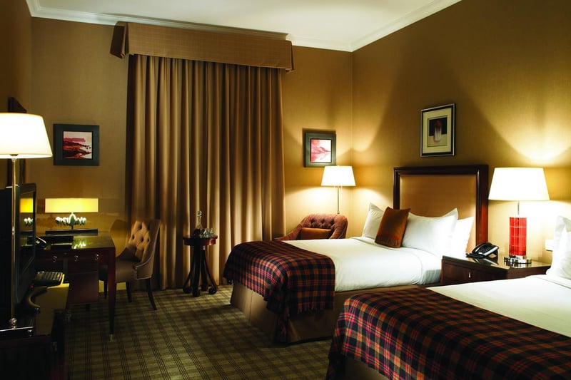 The Fairmont Hotel in St Andrews has everything you could possibly want at your fingertips. Luscious pools, a gym, a steam room, a sauna, a hot top and - to top it off - a bar and grill that serves Scottish steak and seafood, all with scenic views of the medieval town.