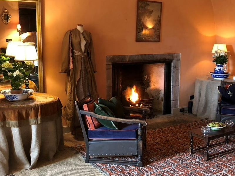 A log fire will keep things cosy, no matter what the temperature outside.