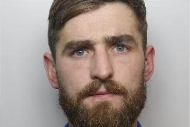 Lewis Helliwell, 29, has been jailed for 12 months for 'dangerous' driving in Chapeltown that sparked a police chase