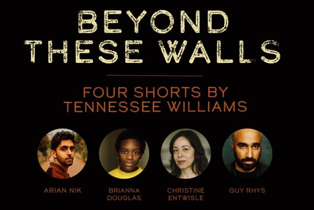 The cast of Beyond These Walls, an evening of Tennessee Williams plays at the Crucible Theatre