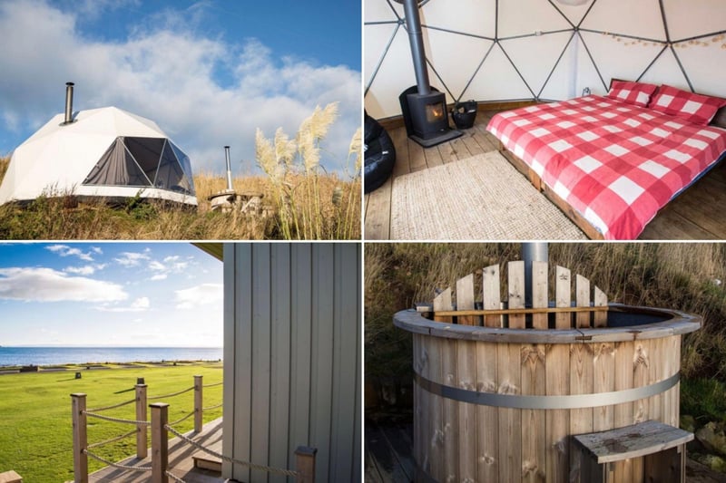 Choose from a range of quirky accomodation - from geodesic domes and sea-themed lodges, to wigwam-inspired beach huts - at this coastal holiday park near Crail that also boasts an outdoor heated pool. The beach huts sleep four and are available from £50 a night at www.hostunusual.com.
