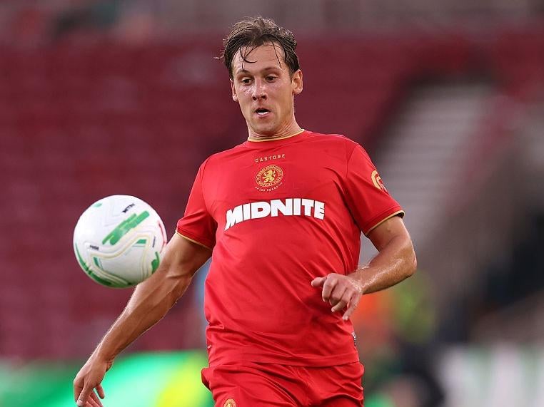Another impressive display. Regularly charged down the right and posed a threat from full-back. Delivered a low cross for Conway for Boro’s first goal. 8