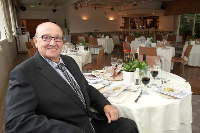 Baldwins Omega owner David Baldwin at the restaurant which he and wife Pauline ran for more than 30 years. It closed in 2018.