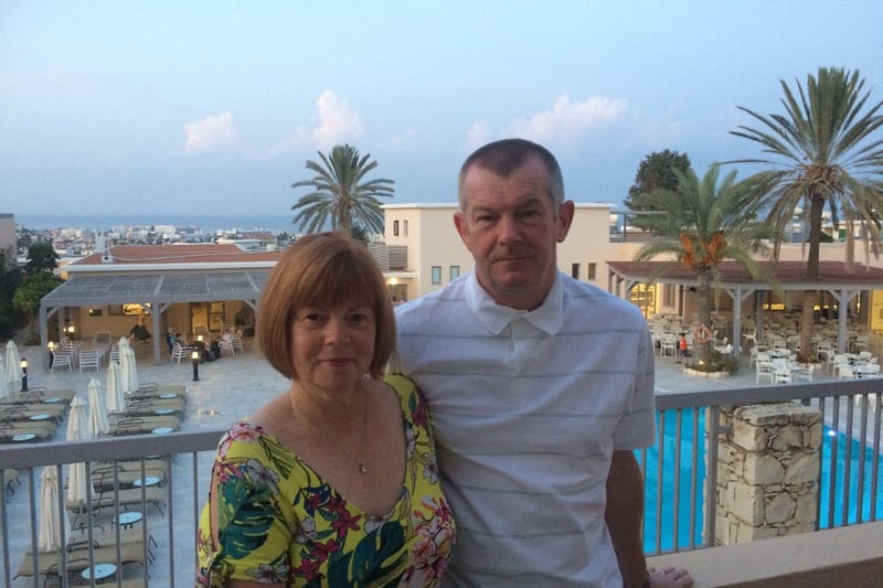 Barbara sent this lovely pic in; "Cyprus 1999. Me and Al. Been married nearly 26 years."