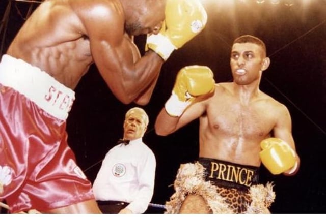 'Prince' Naseem Hamed, aged 47, of Sheffield, fought from 1992 to 2002, and held multiple Featherweight World Championship titles, including the WBO title from 1995 to 2000, the IBF title in 1997, and the WBC title from 1999 to 2000. He also reigned as a lineal champion from 1998 to 2001, IBO champion from 2002 to 2003, and held the European bantamweight title from 1994 to 1995. Hamed has been ranked as the best British featherweight of all time by some, and he was inducted into the International Boxing Hall of Fame in 2015. Prince Naz originally fought out of trainer Brendan Ingle's Sheffield gym at Wincobank where had trained as a young boy.