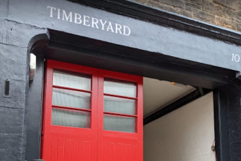 Just a short stroll from the Edinburgh College of Art - the Edinburgh International Book Festival's new home - on Lady Lawson Street is Timberyard. a family-run restaurant set in an authentic warehouse dating back to the 19th century when it was built as a props and costume store.