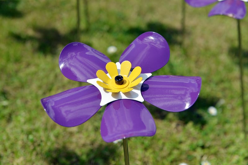 The keepsake flowers were made by the British Ironwork Centre.