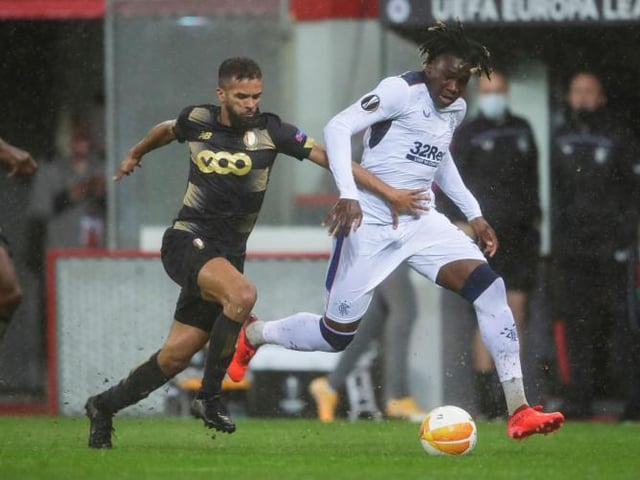 Just over a half on the park, offers something different to Barisic and got to grips with the wide supply eventually. Barrelling barges forward unsettled the Liege defence and almost teed up Arfield for a second.