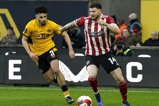 Oliver Burke in action for Sheffield United: Andrew Yates / Sportimage