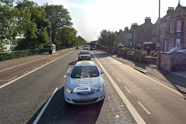 Extension of northbound bus lane on Duddingston Park (A6106) northbound approach to Milton Road (A1)