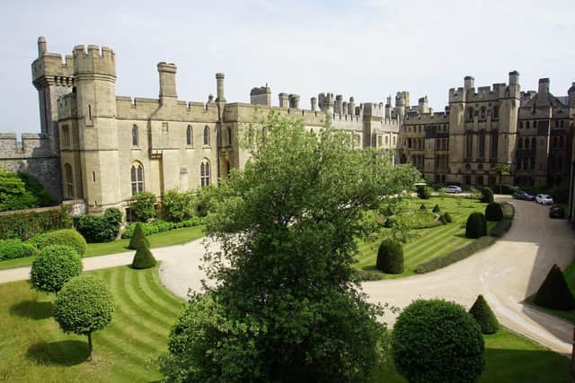 Arundel Castle in Sussex, the duke's family home, dates back to 1067.