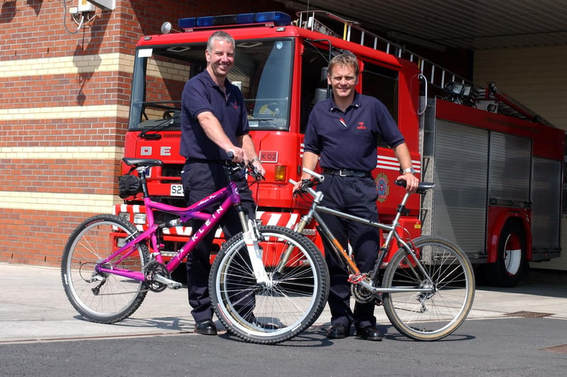 Alan McFarquhar and Dabid Gray were cycling coast to coast in a day for charity in 2003. Who can tell us more?