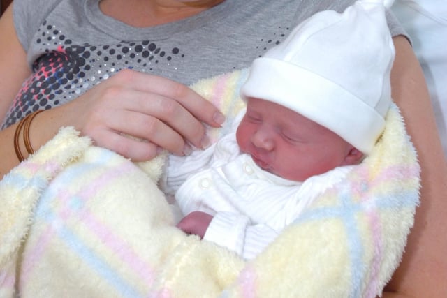 Lauren Brown, of Handsworth, with baby Faith Rogerson, born at 4.30am on December 25, 2007 at the Jessop Wing maternity unit in Sheffield