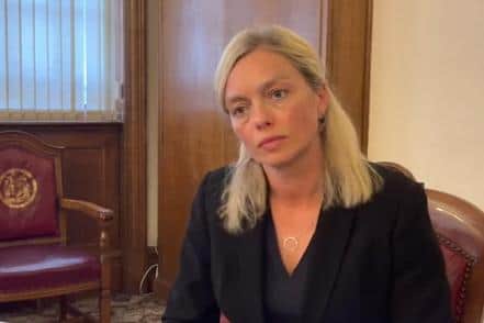 Kate Josephs, chief executive of Sheffield Council, during one of her first interviews after the announcement that she was returning to work following partygate.