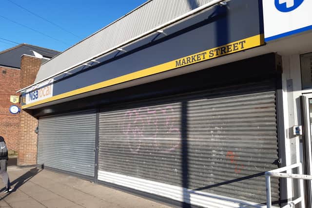 Residents say the Nisa store on Market Square, Woodhouse, pictured, has been closed for a week, and is the latest big store to close on the same parade of shops.