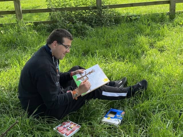 Artworks' Luke Thorpe gets creative at Temple Hill, where George Stubbs probably stood to paint