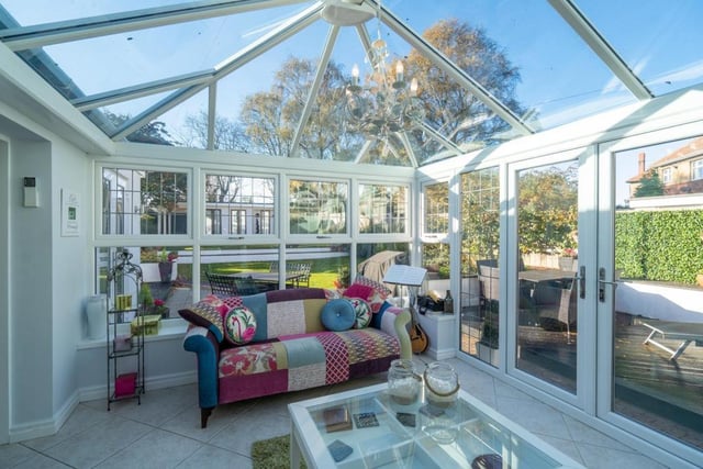 With its double glazed french doors to the rear garden, tiled floor and Mitsubishi zen hot and cold air conditioning unit, the conservatory is perfect for the sunny, but chilly winter days.

Photo: Rightmove/Michael Hodgson