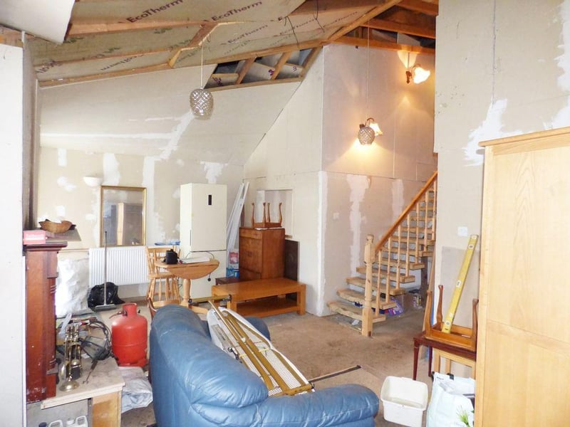 This cottage in Turriff is partially finished and is a great development opportunity. It's on the market for offers over £39,995.
