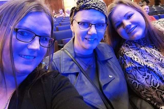 Last normal picture sent in by - Emma Smith
17 May
Me, my mum and sister a couple of weeks before lock down in Sheffield City Hall to watch Forbidden Nights. I miss us being able to be this close