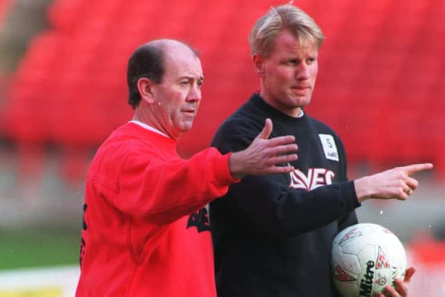 Rogers worked briefly with Howard Kendall at Bramall Lane after Bassett's exit: Allsport/ALLSPORT
